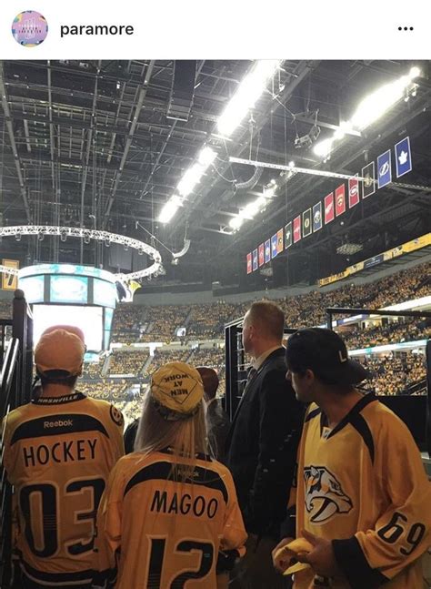 Paramore with some cool cool Preds jerseys. : r/hockeyjerseys