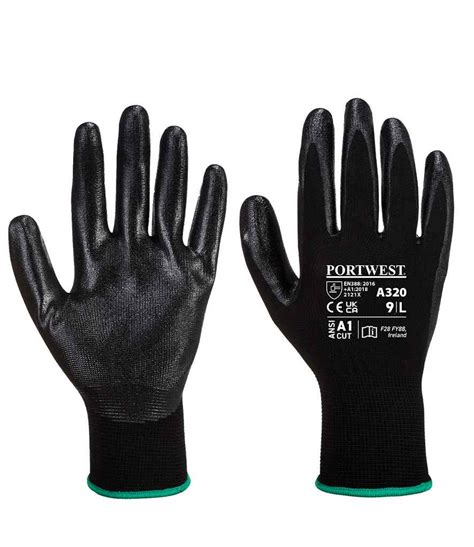 Portwest Dexti Grip Gloves Ravenspring Clothing Embroidery Printing