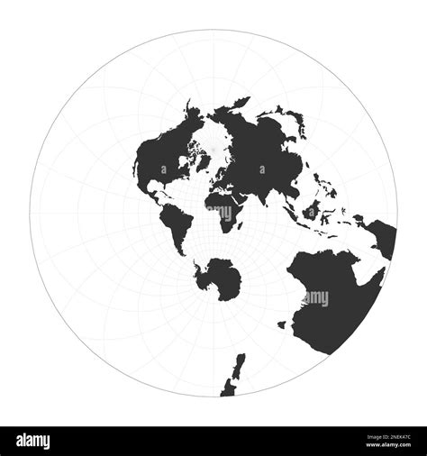 World Map Black And White With Longitude And Latitude