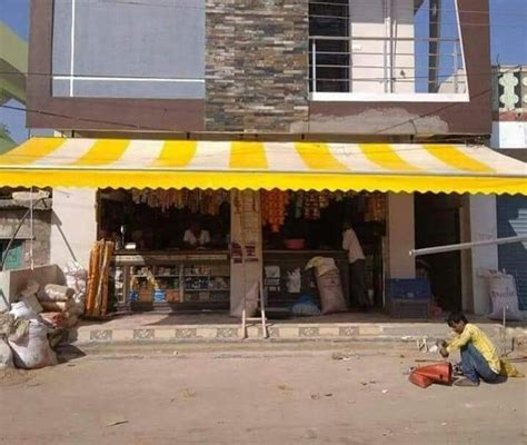 Polyester Outdoor Shade Awning Shape Tunnel At Rs 135 Square Feet In