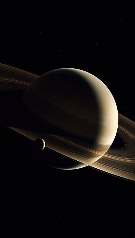 Saturno En La Oscuridad Fondo De Pantalla 5k Hd Id9352