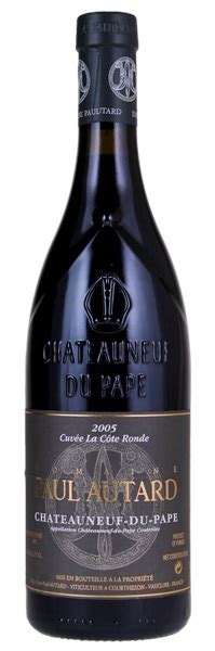 Paul Autard Chateauneuf Du Pape Cuvee La Cote Ronde Proprietary