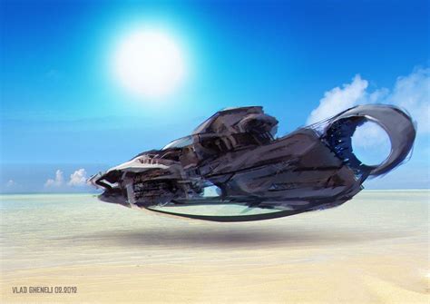 Futuristic Hovercraft | Futuristic, Sci fi art, Concept art