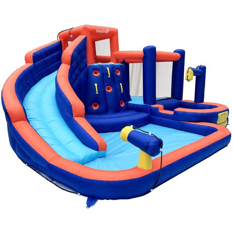 hapcap inflatable water  bounce house combo  pool outdoor