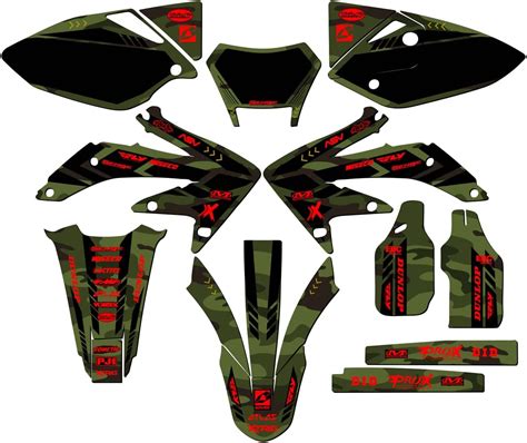 Amazon 2008 2018 CRF 450 X Apache Green Senge Graphics Complete