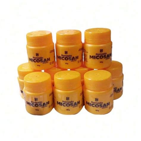 Kit 10 Pomada Micosan Original 50g Combate Micoses E Clareia