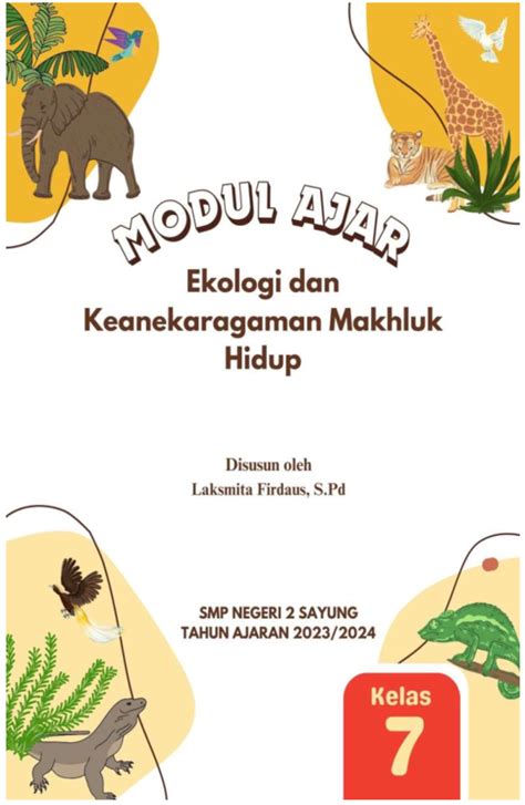 (PDF) Modul Ajar Ekologi dan Keanekaragaman Hayati