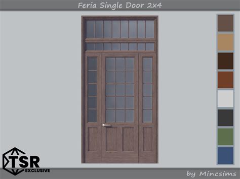 The Sims Resource Feria Single Door 2x4