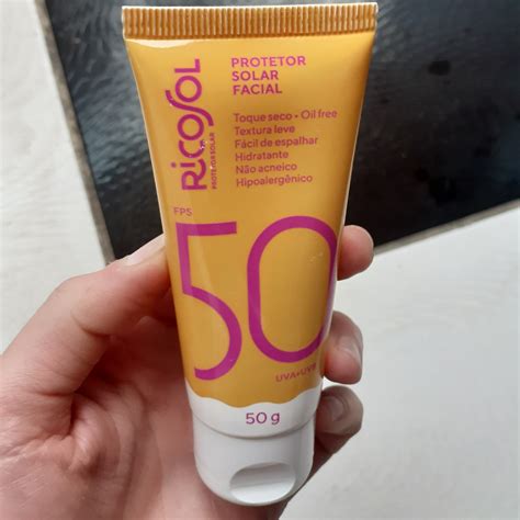 Rico Sol Protetor Solar Facial FPS 50 Reviews Abillion