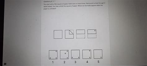 Question Pf You Start With A Flat Square Of Paper Fold It One Or More