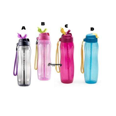 Slim Eco Bottle with straw (2) 750ml (PWP) | Tupperware Plus