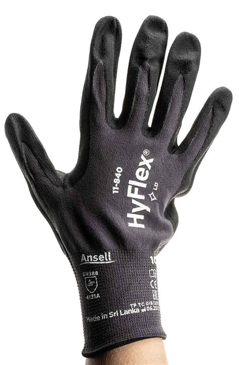 11 840 10 Guantes De Trabajo Ansell Serie HyFlex 11 840 HyFlex 11