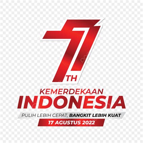 Gambar Selamat Hari Kemerdekaan Ri 17 Agustus 2022 Ke 77 Vektor Png Transparan Dirgahayu