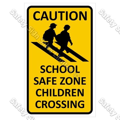 CYO|CS09 – Caution School Safe Zone Sign | Best Range of Safety Signs