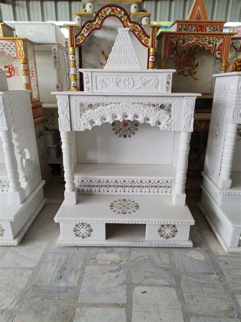 Antique White Marble Temple For Home Thickness 15 Mm At 45500 In