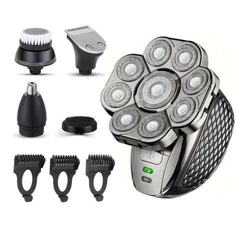 D Independent Floating Heads Electric Shaver Head Shaver For Bald Men