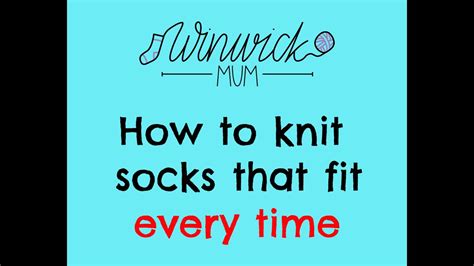 Winwick Mum Sockalong Sock Stitch Calculation YouTube