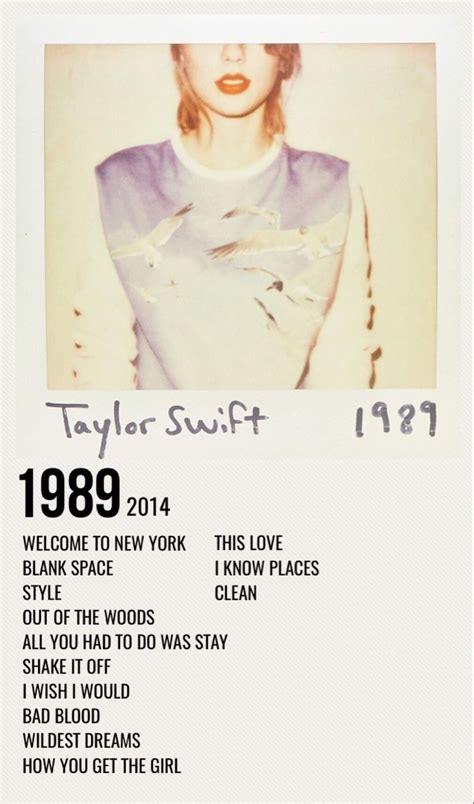 1989 taylor swift album – Artofit