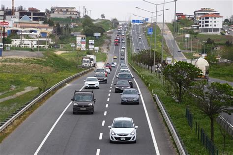 Tekirdağ İstanbul kara yolunda bayram tatili yoğunluğu Haberler