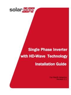 with HD-Wave Technology Installation Guide - SolarEdge / with-hd-wave-technology-installation ...