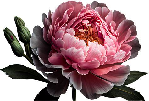 Pink Peony Transparent Background Pink Peony Png