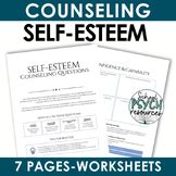 Self Esteem Worksheets For Special Education Summer Review