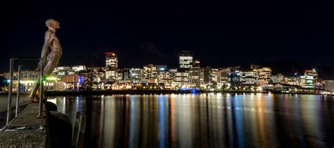 Wellington Waterfront at Night