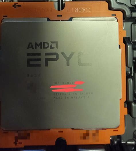 AMD EPYC 9654 96 Core Zen 4 CPU Pictured Genoa Expected To Launch