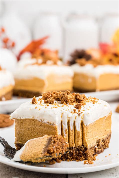 No Bake Pumpkin Cheesecake Bars The Cagle Diaries