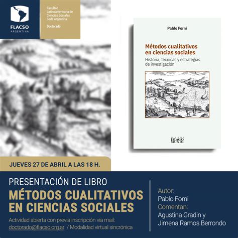 Presentación Del Libro“métodos Cualitativos En Ciencias Sociales”