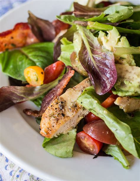 Rosemary Chicken Bacon Avocado Salad Smells Like Home