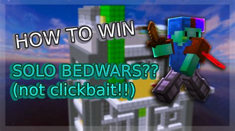 How To Win Solo Bedwars Scientifically Proven To Be Best Strategy Ever Real Youtube