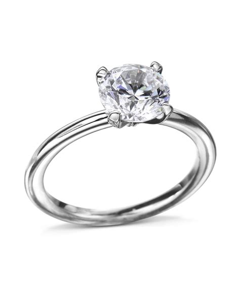 Platinum Diamond Solitaire Ring - Turgeon Raine