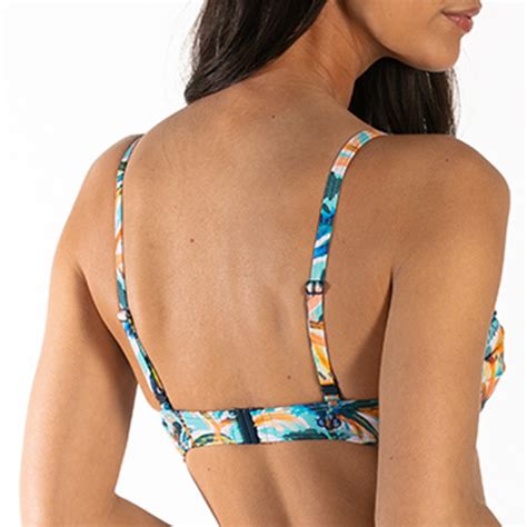 Cyell Under The Palms Bandeau Bikini Oberteil Annadiva