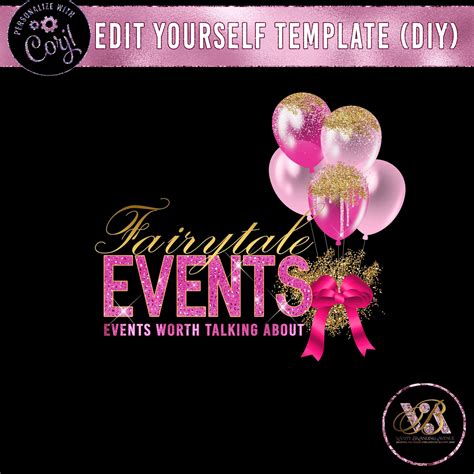 DIY, Balloons Logo, Logo Balloons, Events Logo, Event Planner Logo ...