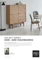 High Sideboard GALAXY PBJ Mobler ApS Scandinavian Design Oak