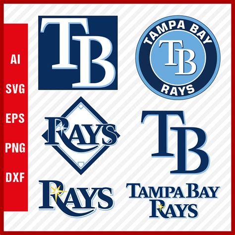 Tampa Bay Rays Logo SVG, Rays SVG Cut Files, Rays PNG Logo | Inspire Uplift