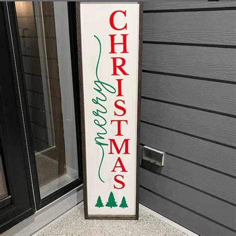 Merry Christmas Svg Porch Sign Svg Christmas Svg Christmas Etsy Canada