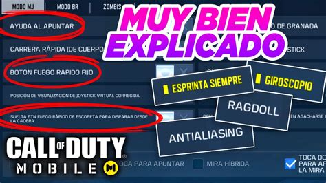 Cómo configurar mira call of duty mobile Mundowin