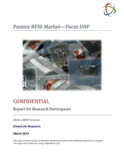 Pdf Passive Rfid Marketfocus Uhf Chainlink Research Passive Iso