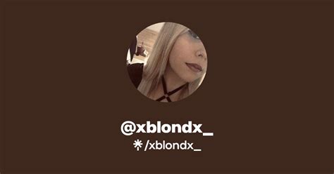 Xblondx Twitter Instagram TikTok Twitch Linktree