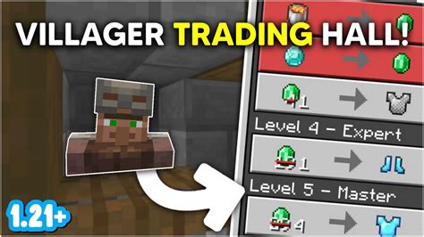 Build This INSANE Villager Trading Hall In Minecraft Bedrock YouTube