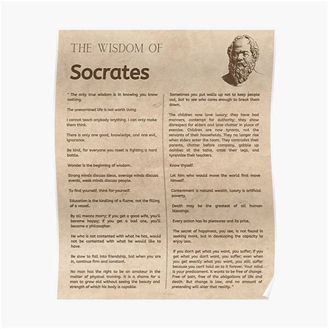 The wisdom of Socrates. Best quotes of Socrates! Part I Premium Matte ...