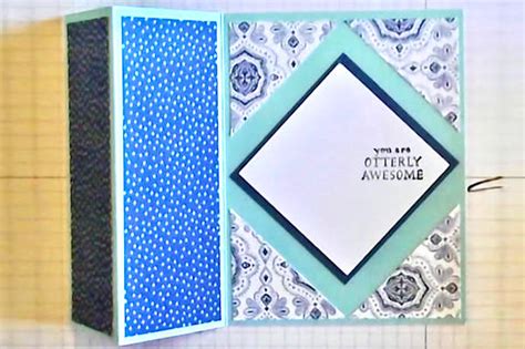 Fold Back Pop Up Card Tutorial Splitcoaststampers