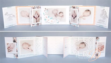 Tutoriel Mini Album Naissance F Te Des M Res Anniversaire Papier