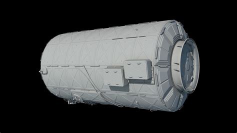 High Quality 3d Model Destiny Iss Module 3d Model Cgtrader