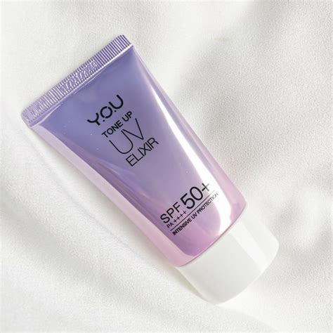 Jual YOU Tone Up UV Elixir SPF 50 PA Sunscreen Y O U Makeups