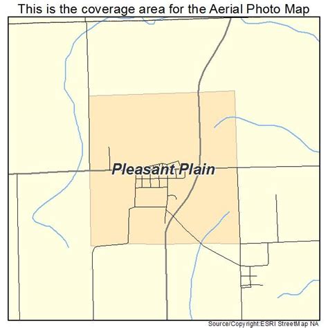 Aerial Photography Map Of Pleasant Plain Ia Iowa