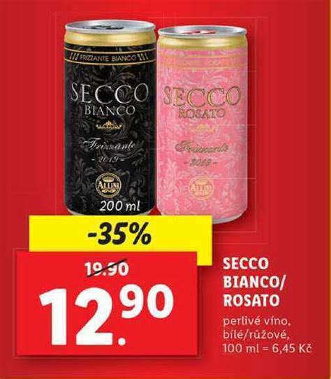 Secco bianco rosato 200 ml nabídky v Lidl