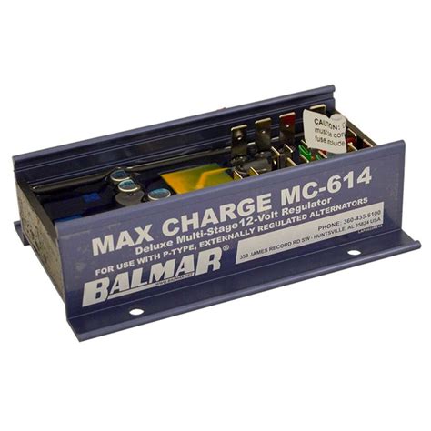 Balmar Max Charge Mc 614 Deluxe Multi Stage 12 Volt Regulator West Marine